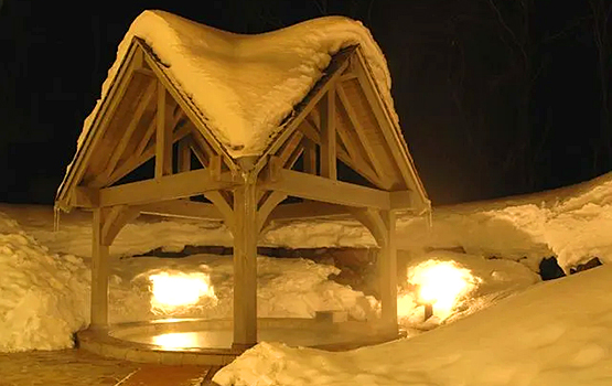 牧歌の里温泉「牧華」夜景